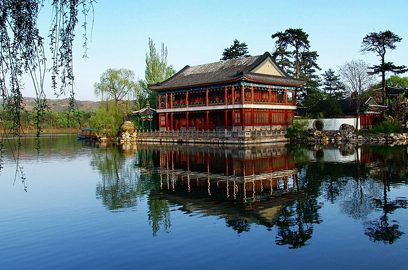 Garten des Sommerpalasts in Chengde