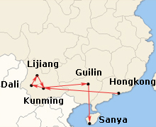 Yunnan und Guilin mit Badeverlaengerung auf Hainan